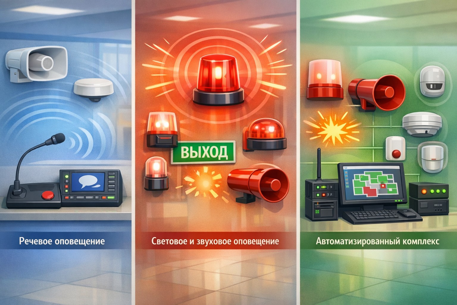 Виды систем оповещения Антитеррор Виды систем оповещения Антитеррор