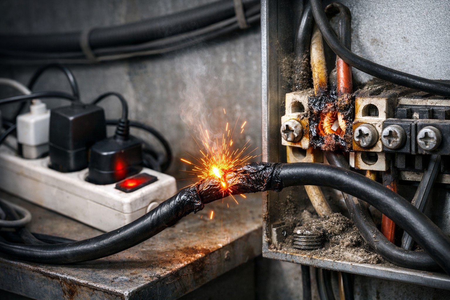 Причины возгораний электрооборудования Причины возгораний электрооборудования