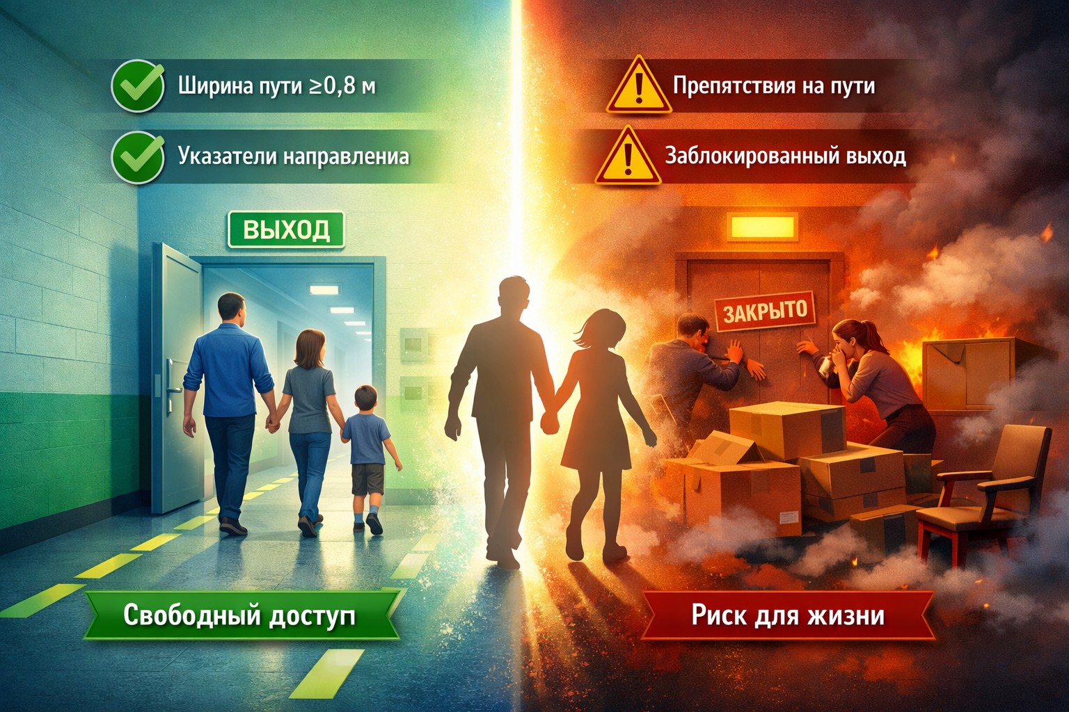 Почему требования пожарной безопасности к выходам это вопрос жизни и здоровья