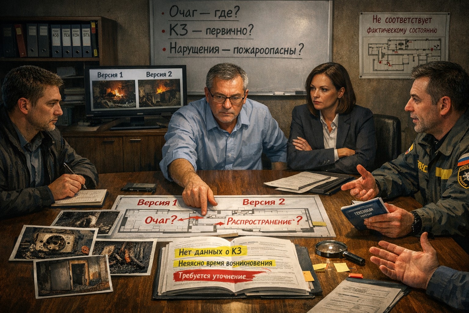 Частые замечания и вопросы при проведении пожарной экспертизы