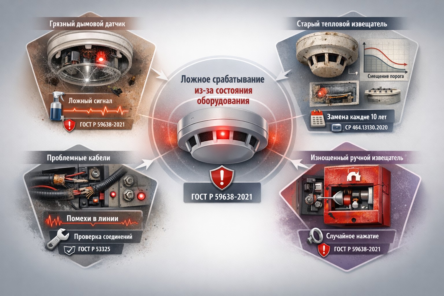 Может ли оборудование вызывать ложные срабатывания пожарной сигнализации Может ли оборудование вызывать ложные срабатывания пожарной сигнализации