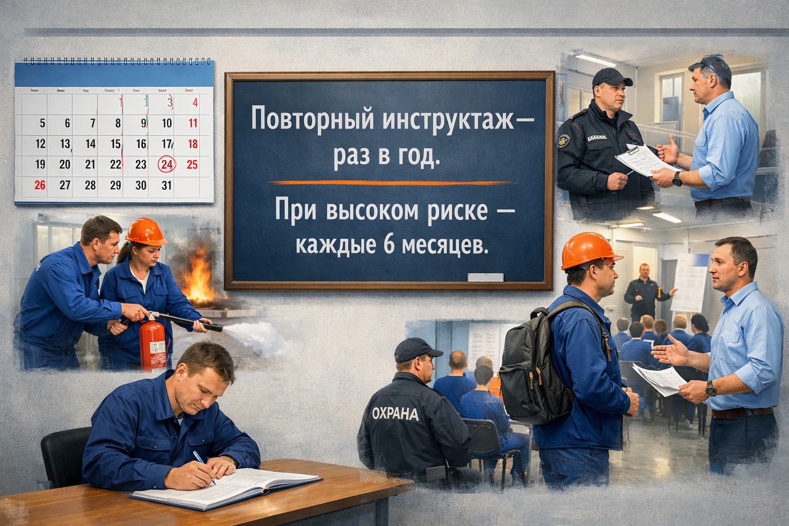 Периодичность противопожарного инструктажа