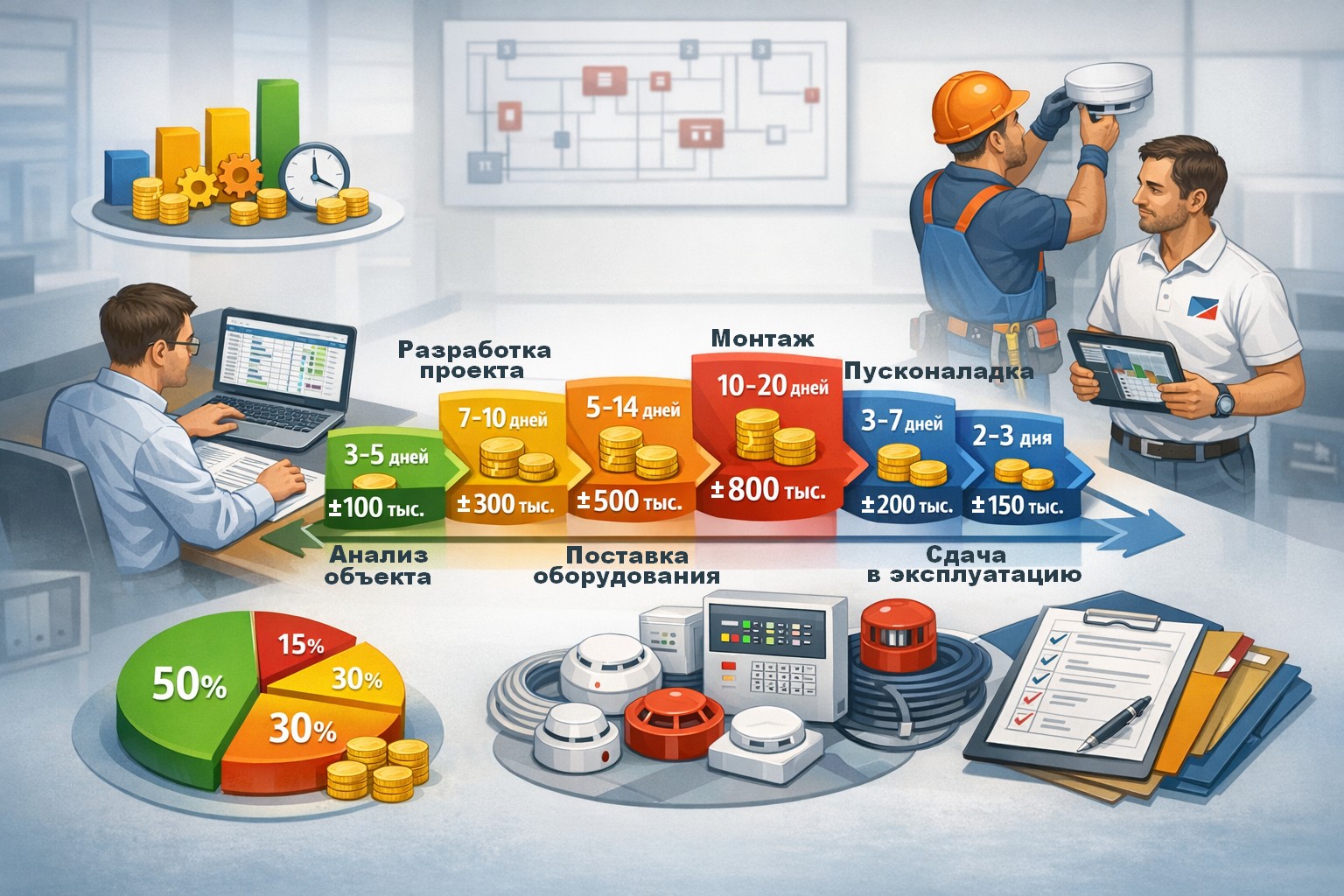 Сроки и стоимость модернизации пожарной сигнализации Сроки и стоимость модернизации пожарной сигнализации