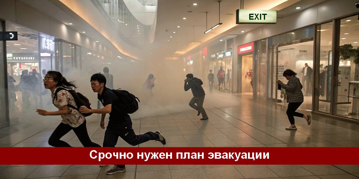 План эвакуации при пожаре: где размещать, кто разрабатывает, образец