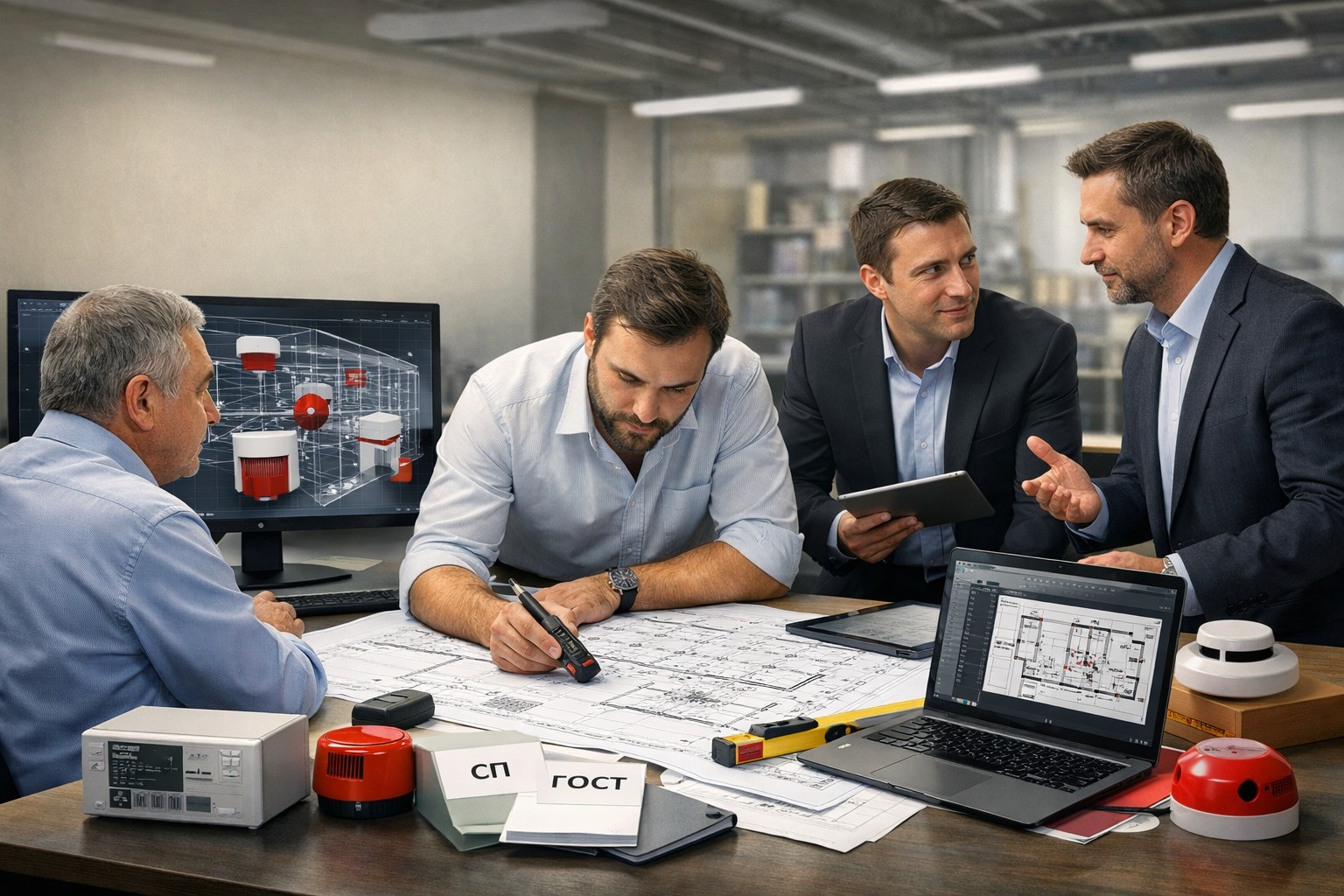 Профессиональный проектирование АПС для бизнеса Профессиональный монтаж АПС для бизнеса